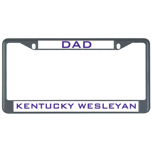  Dad Metal License Plate Frame in Black - Dad