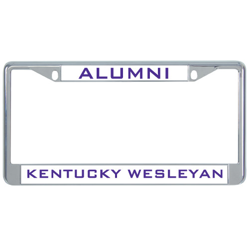  Alumni Metal License Plate Frame in Chrome - Alumni