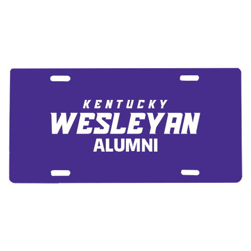  License Plate - Alumni