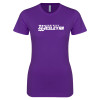 Thumbnail image for  Next Level Womens Purple Boyfriend Tee