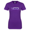 Thumbnail image for  Next Level Womens Purple Boyfriend Tee