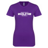 Thumbnail image for  Next Level Womens Purple Boyfriend Tee