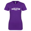 Thumbnail image for  Next Level Womens Purple Boyfriend Tee