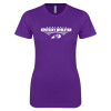 Thumbnail image for  Next Level Womens Purple Boyfriend Tee