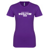 Thumbnail image for  Next Level Womens Purple Boyfriend Tee