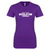 Thumbnail image for  Next Level Womens Purple Boyfriend Tee
