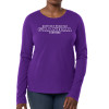 Thumbnail image for  Fall Rush Ladies Purple Long Sleeve Tee