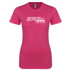 Thumbnail image for  Next Level Womens Fuchsia Boyfriend Tee