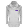 Thumbnail image for  Womens White Sport Wick Stretch Full Zip Jacket