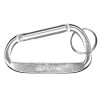 Thumbnail image for  Silver Carabiner with Split Ring