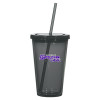 Thumbnail image for  Madison Double Wall Charcoal Tumbler w/Straw 16oz