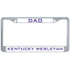 Thumbnail image for  Dad Metal License Plate Frame in Chrome