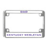 Thumbnail image for  Metal Motorcycle License Plate Frame in Chrome