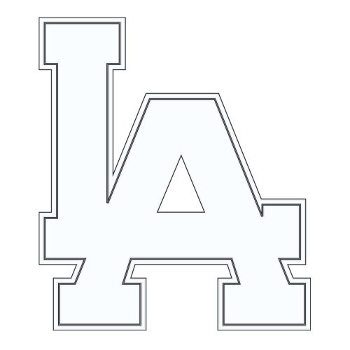  Large Decal - LA Wordmark