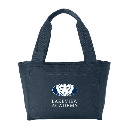 Lakeview Academy Insulated Navy Lunch Tote