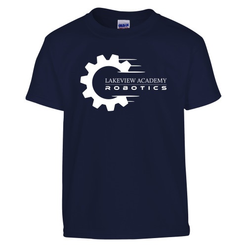 Youth Navy T Shirt - Lakeview Academy Robotics