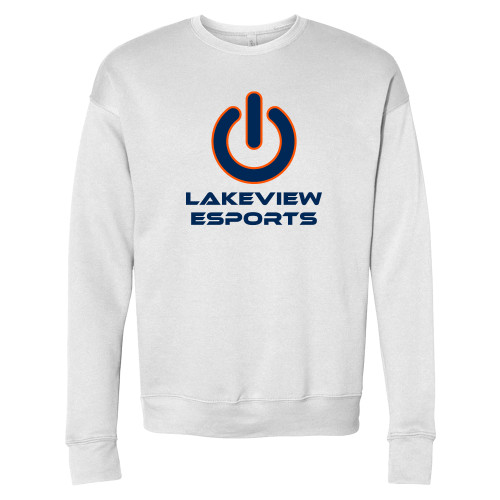 Main Image for  Bella + Canvas White Fleece Crew