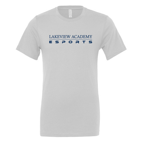  Bella + Canvas White Jersey Cotton T Shirt - Lakeview Academy Esports