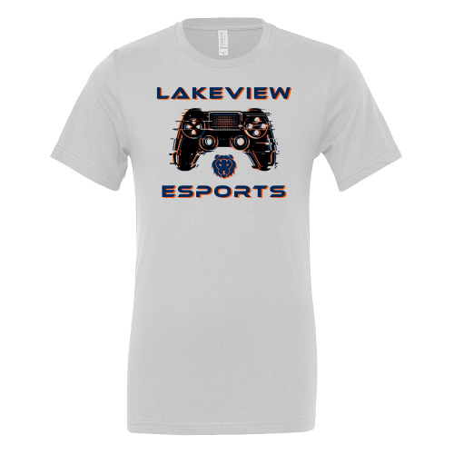  Bella + Canvas White Jersey Cotton T Shirt - Lakeview Esports Controller
