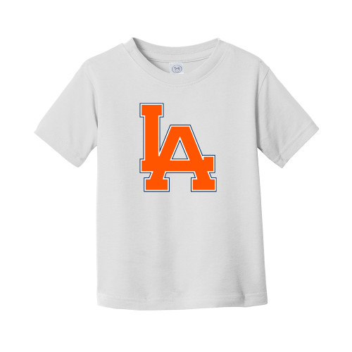  Toddler White T Shirt - LA Monogram