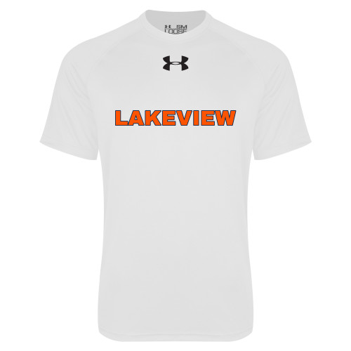  Under Armour White Tech Tee - UA Lakeview