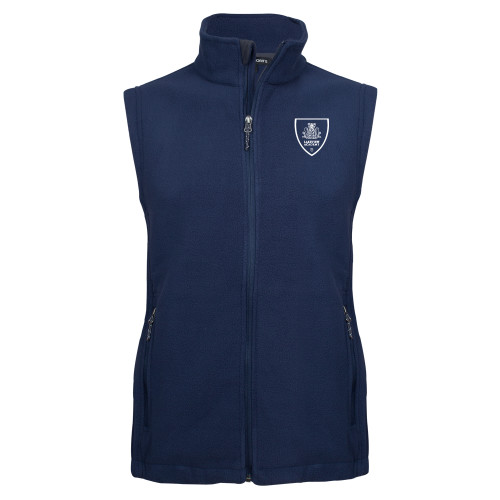  Navy Fleece Full Zip Vest - Lakeview Crest