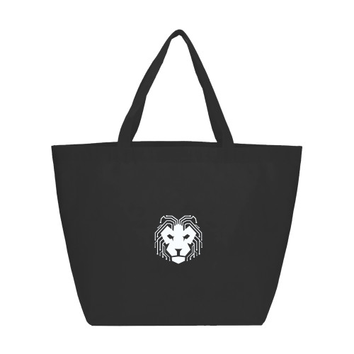  Yaya Non Woven Black Shopper Tote - LA Robotics Mark