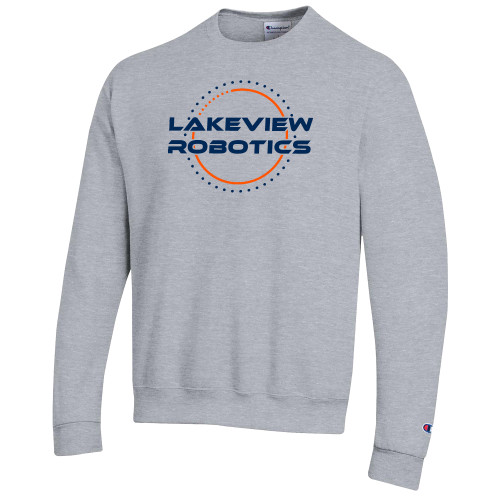  Champion Heather Grey Fleece Crew - Lakeview Robotics