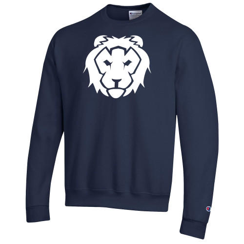  Champion Navy Fleece Crew - Lion