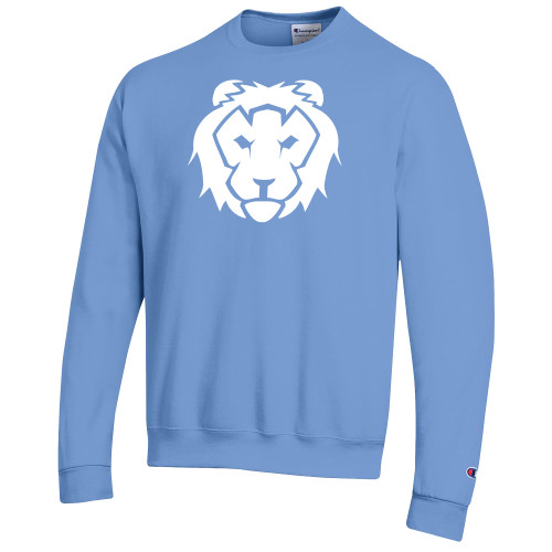  Champion Light Blue Fleece Crew - Lion