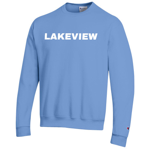  Champion Light Blue Fleece Crew - Lakeview