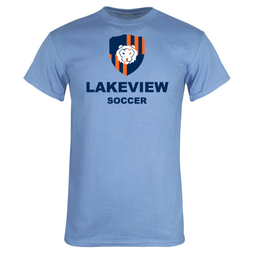  Light Blue T Shirt - Lakeview Shield Soccer