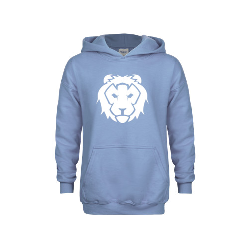 Youth Light Blue Fleece Hoodie - Lion