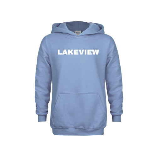  Youth Light Blue Fleece Hoodie - Lakeview