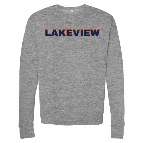 Main Image for  Bella + Canvas Heather Grey Fleece Crew