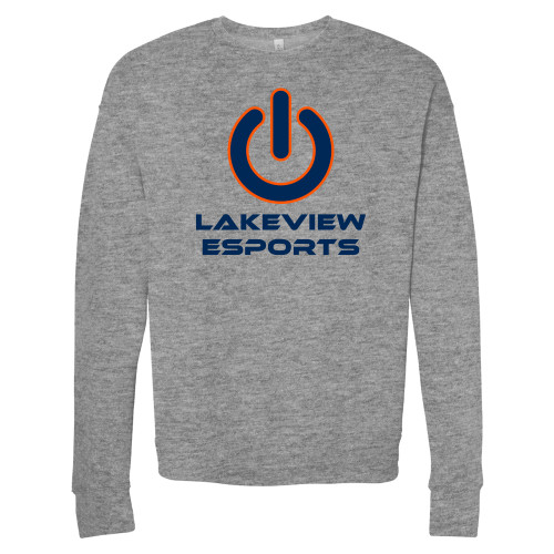 Main Image for  Bella + Canvas Heather Grey Fleece Crew