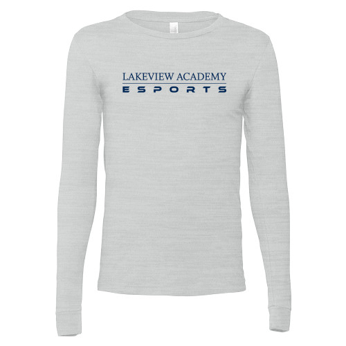 Main Image for  Bella + Canvas Ash Grey Jersey Cotton Long Sleeve T Shirt