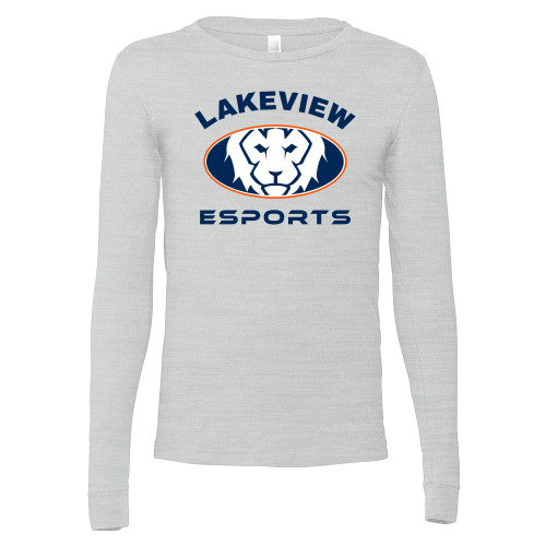 Main Image for  Bella + Canvas Ash Grey Jersey Cotton Long Sleeve T Shirt