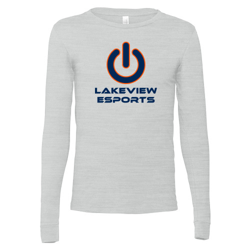 Main Image for  Bella + Canvas Ash Grey Jersey Cotton Long Sleeve T Shirt