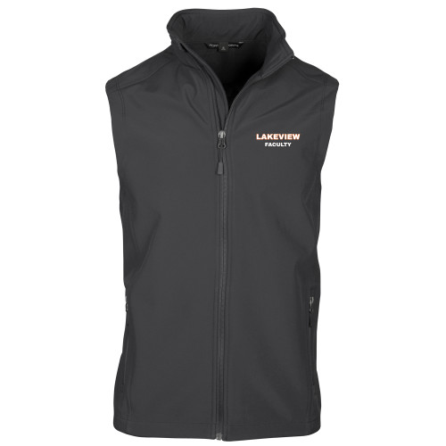  Charcoal Softshell Core Vest - Lakeview Faculty
