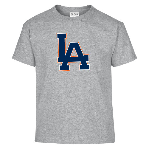  Youth Grey T Shirt - LA Monogram