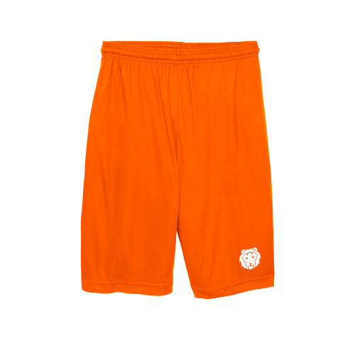  Youth Orange Competitor Shorts - Lion