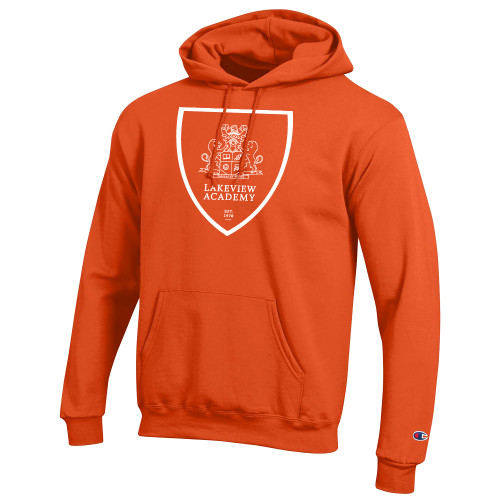  Champion Orange Fleece Hoodie - Lakeview Crest