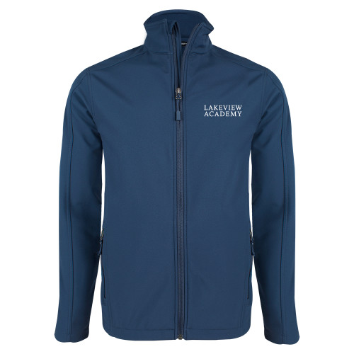  Navy Softshell Jacket - Lakeview Academy Stacked