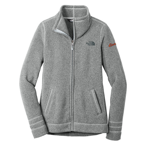  The North Face Womens Grey Heather Fleece Jacket - Lion