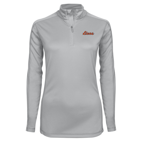  Syntrel Womens Platinum Interlock 1/4 Zip - Lion