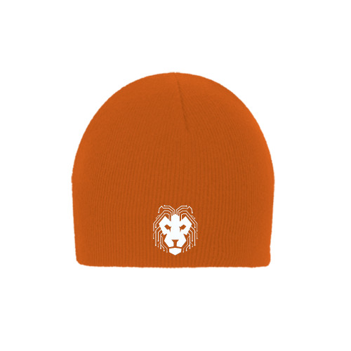  Orange Knit Beanie - LA Robotics Mark
