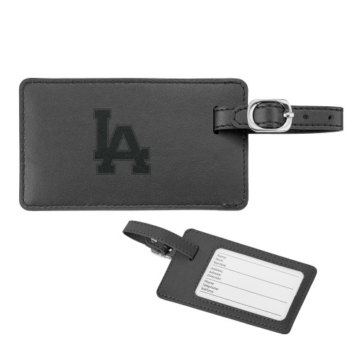 Neoskin Black Luggage Tag - LA Wordmark Engraved