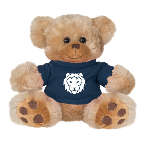  Plush Big Paw 8 1/2 inch Brown Bear w/Navy Shirt - Lion