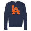 Thumbnail image for  Bella + Canvas Navy Fleece Crew